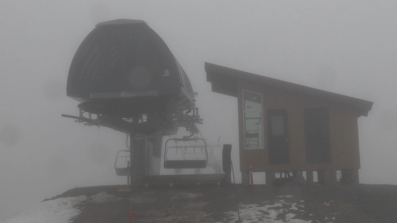 The warm and wet conditions in British Columbia continue to wreak havoc for skiers and snowboarders. (CTV)