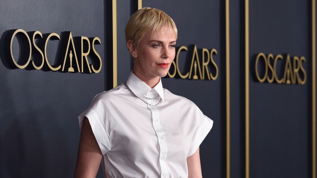 Charlize Theron arrives at the 92nd Academy Awards Nominees Luncheon at the Loews Hotel on Monday, Jan. 27, 2020, in Los Angeles. (Photo by Jordan Strauss/Invision/AP) 